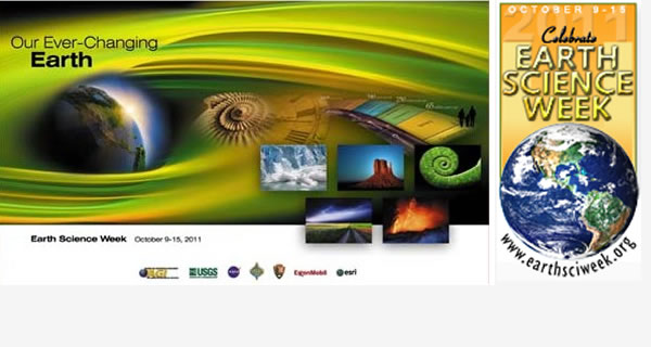 USGS is a proud sponsor of Earth Science Week October 9-15, 2011. ESW encourages people to explore the natural world and learn about the processes that shape our planet over time.