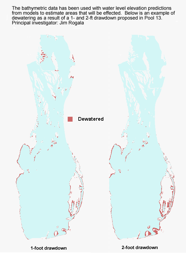 Effects due to water level managment (map)