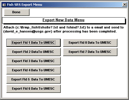 export menu