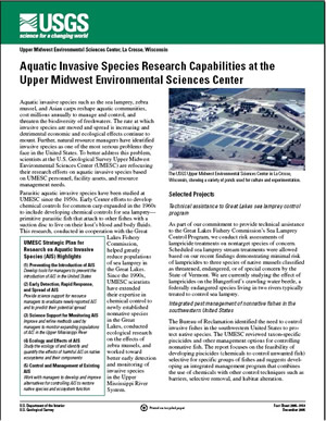 Aquatic Invasive Species Research Capabilities at the Upper Midwest Environmental Sciences Center  