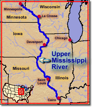 mississippi river wisconsin map Umesc Center Science Select A River mississippi river wisconsin map