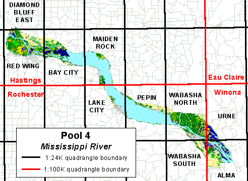 GIS Data - Pool 4 - Upper Mississippi River